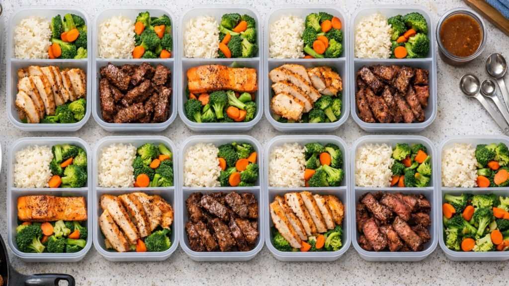 batch cooked freshly prepared meals for quick easy dinners