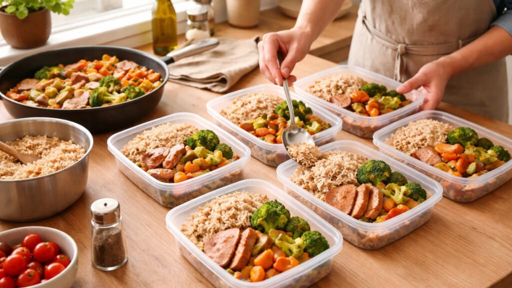 portioning meals for one person freezer meal prep