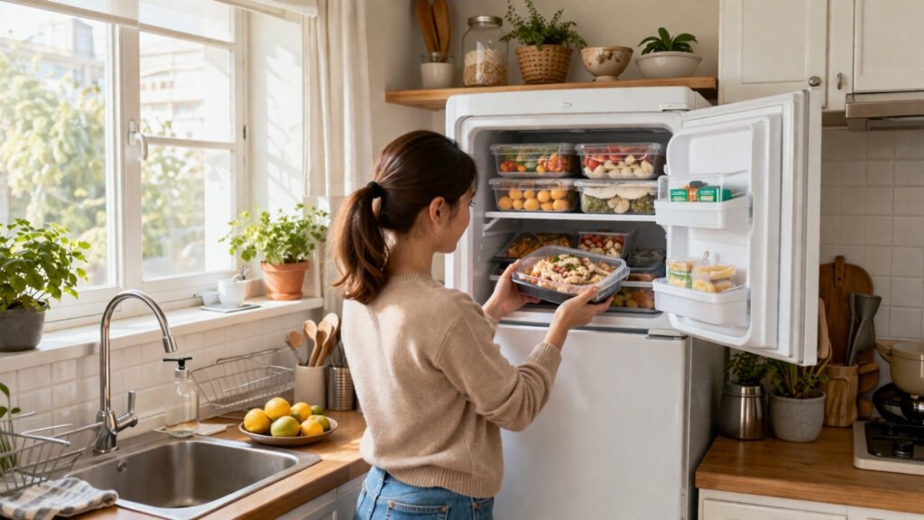 freezing meals routine for one person simple cooking