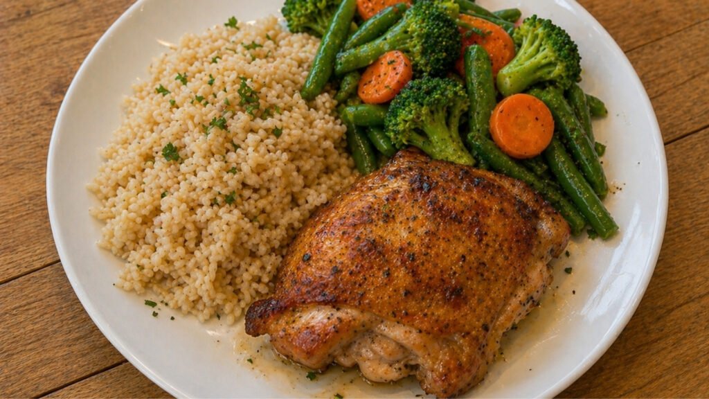 cheap dinner ideas one person UK balanced meal