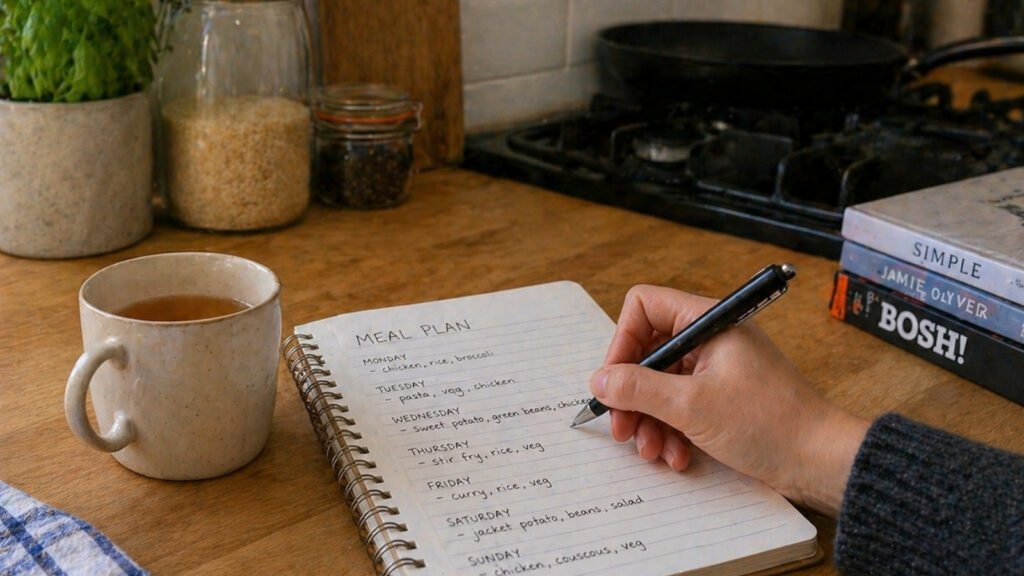 £35 weekly meal planning one person UK simple system