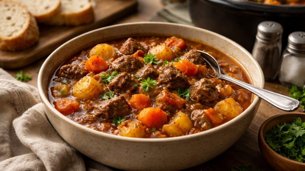 slow cooker meals for one person UK single portion stew