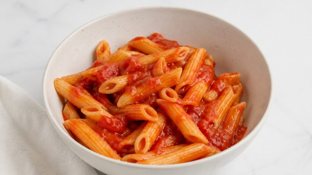 cheap pasta meal for one person UK budget cooking