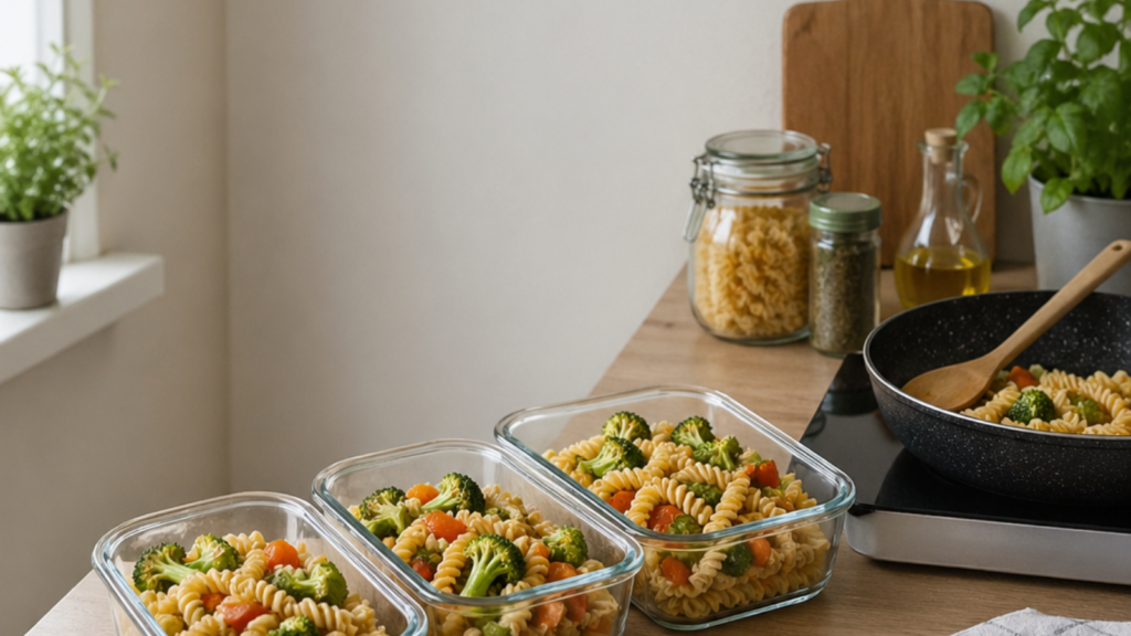 simple meal prep for one person using cheap groceries UK