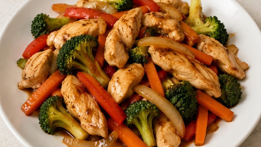 easy meals from grocery list one person UK simple cooking