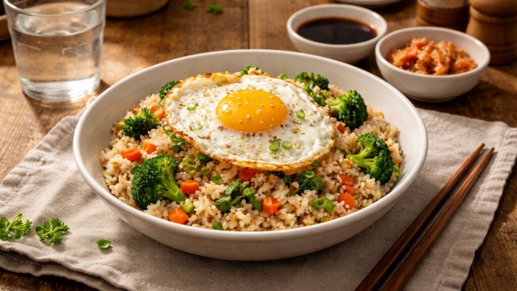easy meal with basic ingredients one person UK