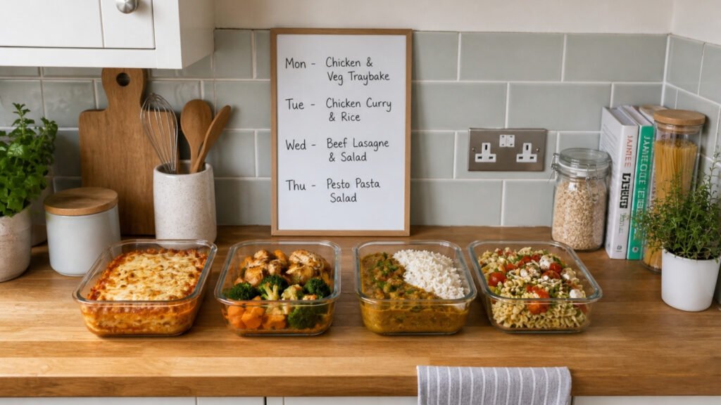 what I eat in a week one person UK simple meals